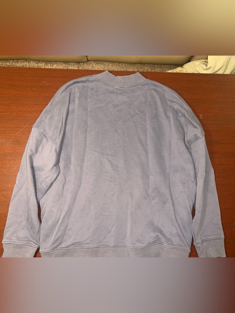 Mod Ref Men's Lavender/blue Crewneck Pullover - Picture 3 of 3